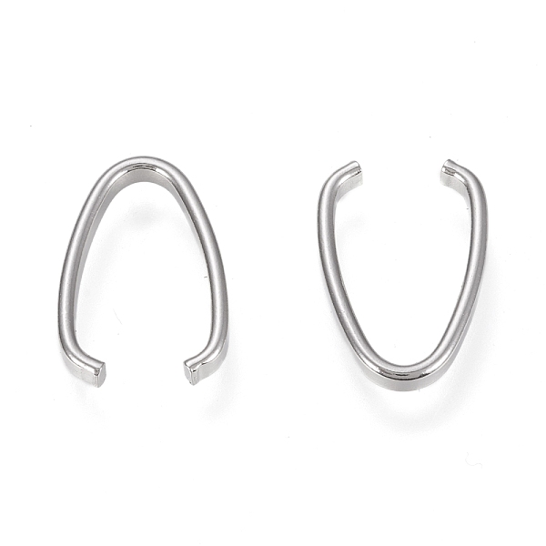 PandaHall 304 Stainless Steel Quick Link Connectors, Linking Rings, Oval, Stainless Steel Color, 20x13x2mm, Inner Size: 17x10mm 304...
PandaHall 304 Stainless Steel Quick Link Connectors, Linking Rings, Oval, Stainless Steel Color, 20x13x2mm, Inner Size: 17x10mm 304...