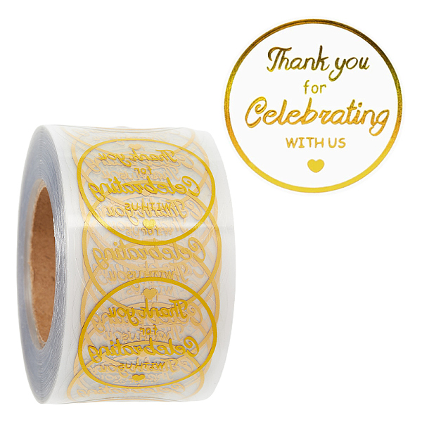 PandaHall CRASPIRE 500Pcs 1.5Inch Thank You for Celebrating with us Gift Clear Stickers Self Adhesive Stickers Roll Waterproof Gold Foil...
PandaHall CRASPIRE 500Pcs 1.5Inch Thank You for Celebrating with us Gift Clear Stickers Self Adhesive Stickers Roll Waterproof Gold Foil...