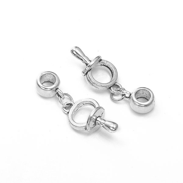PandaHall Tibetan Style Alloy European Dangle Charms, Large Hole Pendants, Pacifier, Antique Silver, 32mm, Hole: 5mm, Pacifier...
PandaHall Tibetan Style Alloy European Dangle Charms, Large Hole Pendants, Pacifier, Antique Silver, 32mm, Hole: 5mm, Pacifier...