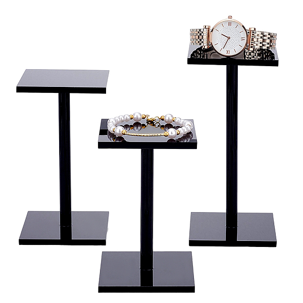 PandaHall 3pcs Acrylic Display Riser, 3 Sizes Black Barbell Pedestal Display Riser 4.7~6.4 Inch Long Square T-Shape Display Rack for...
PandaHall 3pcs Acrylic Display Riser, 3 Sizes Black Barbell Pedestal Display Riser 4.7~6.4 Inch Long Square T-Shape Display Rack for...