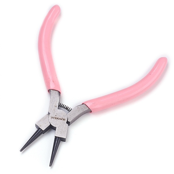 PandaHall 45# Carbon Steel Jewelry Pliers, Round Nose Pliers, Polishing, Pink, 11.05x9.4x0.75cm Carbon Steel Pink
PandaHall 45# Carbon Steel Jewelry Pliers, Round Nose Pliers, Polishing, Pink, 11.05x9.4x0.75cm Carbon Steel Pink