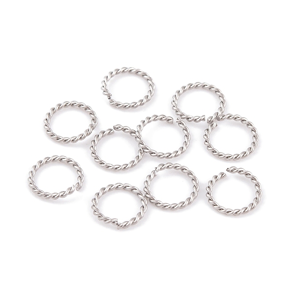 PandaHall 304 Stainless Steel Qulck Link Rings, Twisted Ring, Stainless Steel Color, 8x1mm, Inner Diameter: 6mm 304 Stainless Steel Ring
PandaHall 304 Stainless Steel Qulck Link Rings, Twisted Ring, Stainless Steel Color, 8x1mm, Inner Diameter: 6mm 304 Stainless Steel Ring