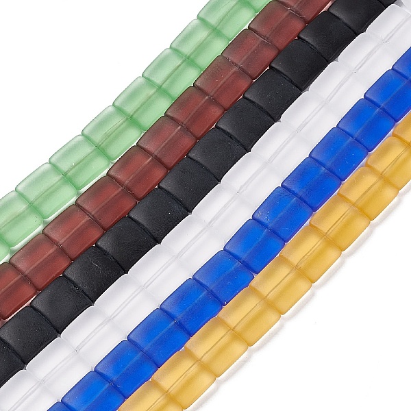 PandaHall Transparent Frosted Glass Beads Strands, Square, Mixed Color, 12x12x4.5mm, Hole: 1mm, about 50pcs/strand, 23.23''~24.02''(59~61cm)..., Multicolor
PandaHall Transparent Frosted Glass Beads Strands, Square, Mixed Color, 12x12x4.5mm, Hole: 1mm, about 50pcs/strand, 23.23''~24.02''(59~61cm)..., Multicolor