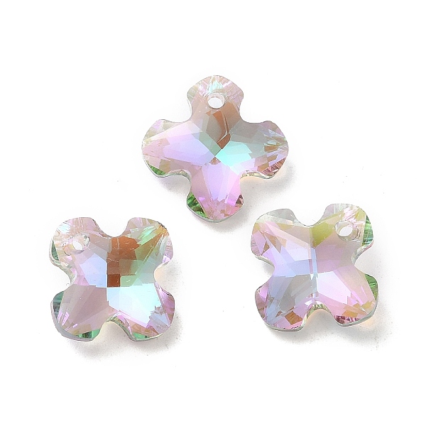 PandaHall Electroplated Glass Pendants, Back Plated, Faceted, Clover Charms, Thistle, 14x14x6mm, Hole: 1.2mm Glass Clover Purple
PandaHall Electroplated Glass Pendants, Back Plated, Faceted, Clover Charms, Thistle, 14x14x6mm, Hole: 1.2mm Glass Clover Purple
