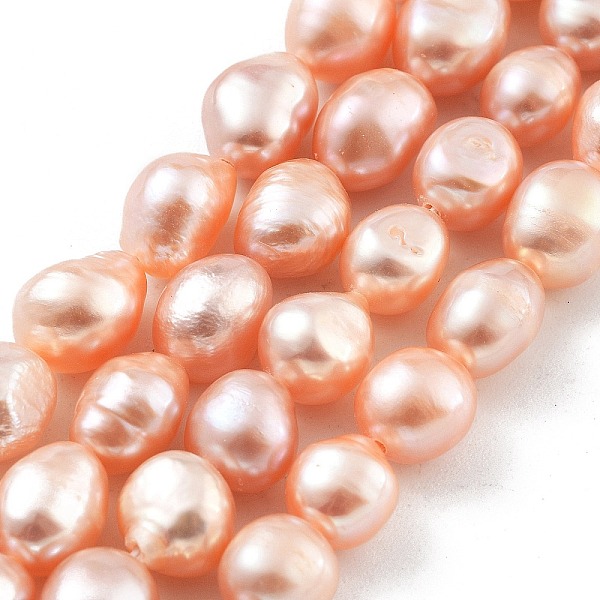 PandaHall Natural Cultured Freshwater Pearl Beads Strands, Two Sides Polished, Grade AA++, Coral, 7~8mm, Hole: 0.6mm, about 20~22pcs/strand..., Red
PandaHall Natural Cultured Freshwater Pearl Beads Strands, Two Sides Polished, Grade AA++, Coral, 7~8mm, Hole: 0.6mm, about 20~22pcs/strand..., Red