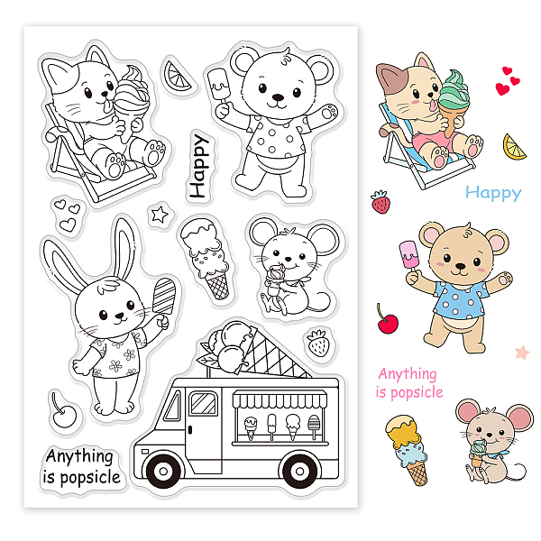 PandaHall PVC Plastic Stamps, for DIY Scrapbooking, Photo Album Decorative, Cards Making, Stamp Sheets, Animal Pattern, 16x11x0.3cm Plastic...
PandaHall PVC Plastic Stamps, for DIY Scrapbooking, Photo Album Decorative, Cards Making, Stamp Sheets, Animal Pattern, 16x11x0.3cm Plastic...