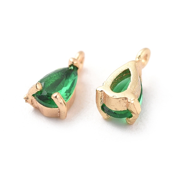 PandaHall Brass Cubic Zirconia Charms, Nickel Free, Real 18K Gold Plated, teardrop, Green, 7x4x3mm, Hole: 1mm Brass+Cubic Zirconia Teardrop...
PandaHall Brass Cubic Zirconia Charms, Nickel Free, Real 18K Gold Plated, teardrop, Green, 7x4x3mm, Hole: 1mm Brass+Cubic Zirconia Teardrop...