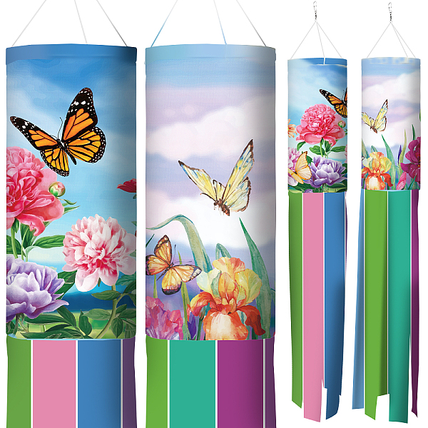 PandaHall Polyester Windsock Streamer Flag, with Alloy Clasps, Home Outdoors Hanging Decoration, Flower Pattern, 1000mm Polyester Flower
PandaHall Polyester Windsock Streamer Flag, with Alloy Clasps, Home Outdoors Hanging Decoration, Flower Pattern, 1000mm Polyester Flower