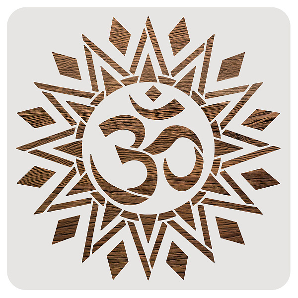 PandaHall BENECREAT Om Symbol Stencils, 30x30cm Buddhist Mandala Flower PET Painting Templates Reusable Drawing Stencils for Scrapbooking..., White
PandaHall BENECREAT Om Symbol Stencils, 30x30cm Buddhist Mandala Flower PET Painting Templates Reusable Drawing Stencils for Scrapbooking..., White