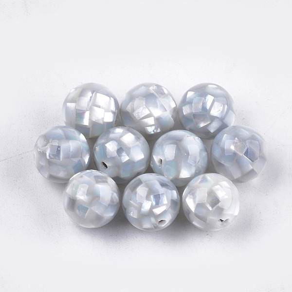 PandaHall Resin Beads, with Shell, Round, Gray, 10~10.5mm, Hole: 1mm Shell+Resin Round Gray
PandaHall Resin Beads, with Shell, Round, Gray, 10~10.5mm, Hole: 1mm Shell+Resin Round Gray