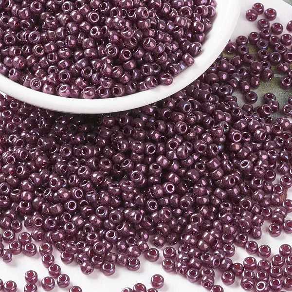 PandaHall MIYUKI Round Rocailles Beads, Japanese Seed Beads, 8/0, (RR313) Cranberry Gold Luster, 3mm, Hole: 1mm, about 422~455pcs/10g Glass..., Purple
PandaHall MIYUKI Round Rocailles Beads, Japanese Seed Beads, 8/0, (RR313) Cranberry Gold Luster, 3mm, Hole: 1mm, about 422~455pcs/10g Glass..., Purple