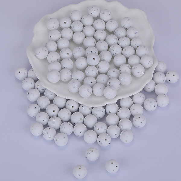 PandaHall Round Silicone Focal Beads, Chewing Beads For Teethers, DIY Nursing Necklaces Making, White, 15mm, Hole: 2mm Silicone Round White
PandaHall Round Silicone Focal Beads, Chewing Beads For Teethers, DIY Nursing Necklaces Making, White, 15mm, Hole: 2mm Silicone Round White