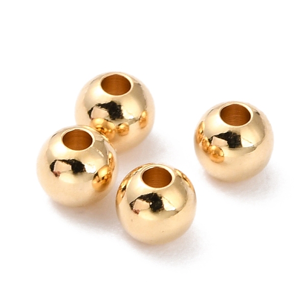 PandaHall Brass Beads, Long-Lasting Plated, Round, Real 24K Gold Plated, 3.5mm, Hole: 1.3mm Brass Round
PandaHall Brass Beads, Long-Lasting Plated, Round, Real 24K Gold Plated, 3.5mm, Hole: 1.3mm Brass Round