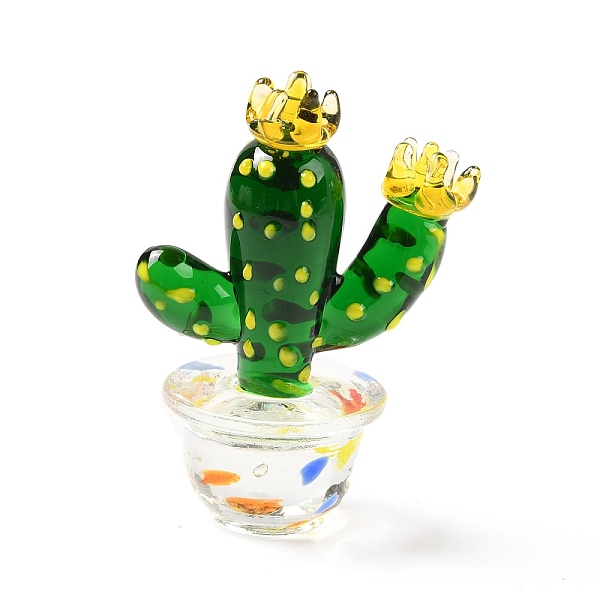 PandaHall Glass Cactus Display Decorations, Micro Landscape Garden Dollhouse Accessories Pretending Prop Decor, Colorful, 39.5x26.5x55mm...
PandaHall Glass Cactus Display Decorations, Micro Landscape Garden Dollhouse Accessories Pretending Prop Decor, Colorful, 39.5x26.5x55mm...