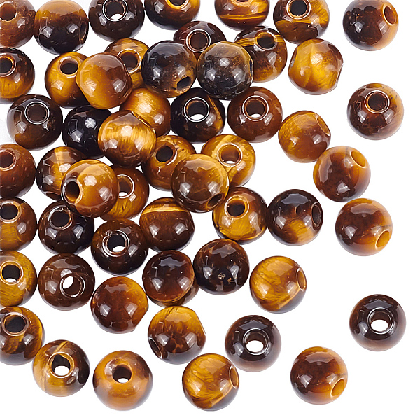 PandaHall Olycraft Natural Tiger Eye Beads, Round, 6mm, Hole: 2mm, 50pcs/box Tiger Eye Round
PandaHall Olycraft Natural Tiger Eye Beads, Round, 6mm, Hole: 2mm, 50pcs/box Tiger Eye Round