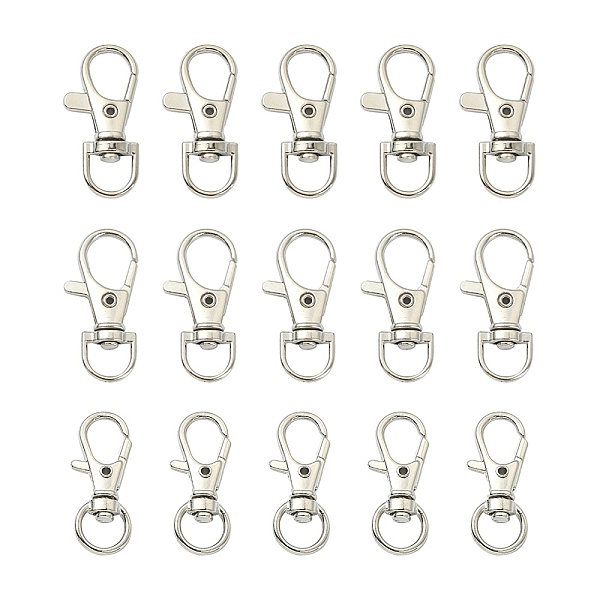 PandaHall Alloy Swivel Lobster Claw Clasps, Swivel Snap Hook, Fine Jewelry Findings, Cadmium Free & Lead Free, Platinum, 31x12.5x5.5mm, Hole...
PandaHall Alloy Swivel Lobster Claw Clasps, Swivel Snap Hook, Fine Jewelry Findings, Cadmium Free & Lead Free, Platinum, 31x12.5x5.5mm, Hole...