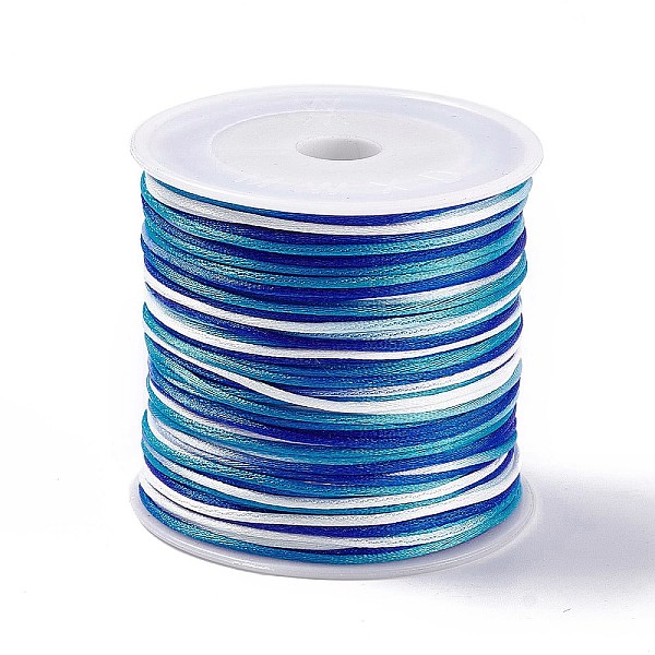 PandaHall Segment Dyed Nylon Thread Cord, Rattail Satin Cord, for DIY Jewelry Making, Chinese Knot, Blue, 1mm Nylon Blue
PandaHall Segment Dyed Nylon Thread Cord, Rattail Satin Cord, for DIY Jewelry Making, Chinese Knot, Blue, 1mm Nylon Blue