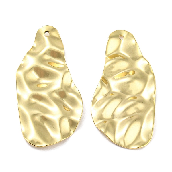 PandaHall Rack Plating Eco-Friendly Brass Pendants, Cadmium Free & Lead Free, Textured Nuggets, Real 18K Gold Plated, 35x17x2mm, Hole: 1.2mm...
PandaHall Rack Plating Eco-Friendly Brass Pendants, Cadmium Free & Lead Free, Textured Nuggets, Real 18K Gold Plated, 35x17x2mm, Hole: 1.2mm...