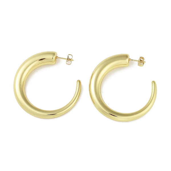 PandaHall Ion Plating(IP) 304 Stainless Steel Stud Earrings for Women, Toroidal, Real 18K Gold Plated, 45.5x8.5mm 304 Stainless Steel Others
PandaHall Ion Plating(IP) 304 Stainless Steel Stud Earrings for Women, Toroidal, Real 18K Gold Plated, 45.5x8.5mm 304 Stainless Steel Others