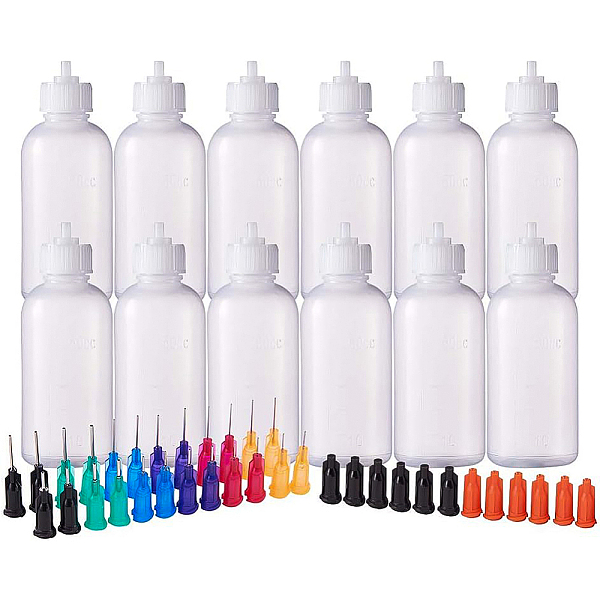 PandaHall 50ml Plastic Glue Liquid Container, Bottle Dispenser, Bottle Stoppers, Plastic Fluid Precision Blunt Needle Dispense Tips, Mixed..., Multicolor
PandaHall 50ml Plastic Glue Liquid Container, Bottle Dispenser, Bottle Stoppers, Plastic Fluid Precision Blunt Needle Dispense Tips, Mixed..., Multicolor