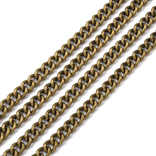 PandaHall 3.28 Feet Iron Cuban Link Chains, Chunky Chains, Unwelded, Oval, Antique Bronze, 14x10x3mm Iron
PandaHall 3.28 Feet Iron Cuban Link Chains, Chunky Chains, Unwelded, Oval, Antique Bronze, 14x10x3mm Iron
