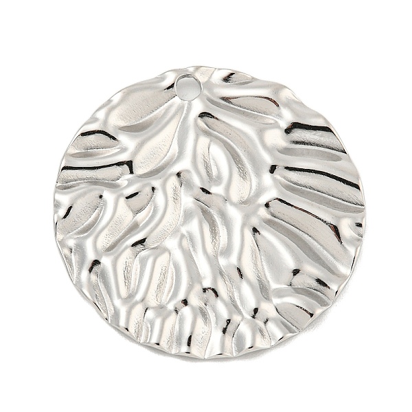 PandaHall 304 Stainless Steel Pendants, Textured, Flat Round Charm, Stainless Steel Color, 30x2mm, Hole: 2mm 304 Stainless Steel Flat Round
PandaHall 304 Stainless Steel Pendants, Textured, Flat Round Charm, Stainless Steel Color, 30x2mm, Hole: 2mm 304 Stainless Steel Flat Round