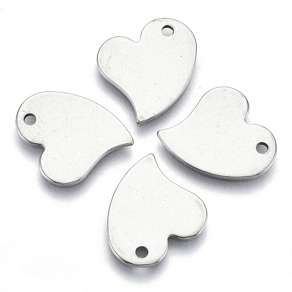 PandaHall 201 Stainless Steel Charms, Laser Cut, Stamping Blank Tag, Heart, Stainless Steel Color, 12.5x13x0.8mm, Hole: 1.4mm 201 Stainless...
PandaHall 201 Stainless Steel Charms, Laser Cut, Stamping Blank Tag, Heart, Stainless Steel Color, 12.5x13x0.8mm, Hole: 1.4mm 201 Stainless...