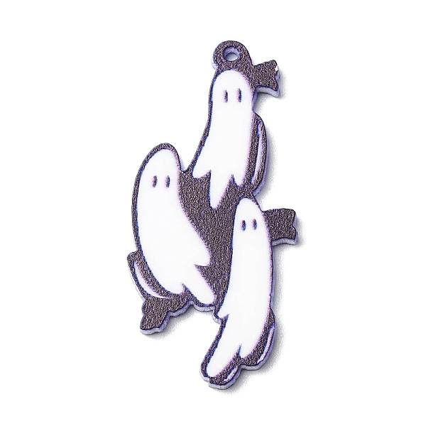 PandaHall Opaque Acrylic Pendants, Halloween Ghost Charms, White, 45x21x2.5mm, Hole: 1.6mm Acrylic Ghost White
PandaHall Opaque Acrylic Pendants, Halloween Ghost Charms, White, 45x21x2.5mm, Hole: 1.6mm Acrylic Ghost White