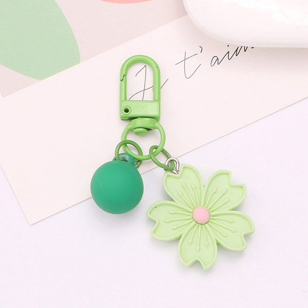 PandaHall Resin Flower Pendant Decoration, with Bell and Swivel Snap Hooks Clasps, for Bag Ornaments, Lawn Green, 31x15mm Resin Flower
PandaHall Resin Flower Pendant Decoration, with Bell and Swivel Snap Hooks Clasps, for Bag Ornaments, Lawn Green, 31x15mm Resin Flower