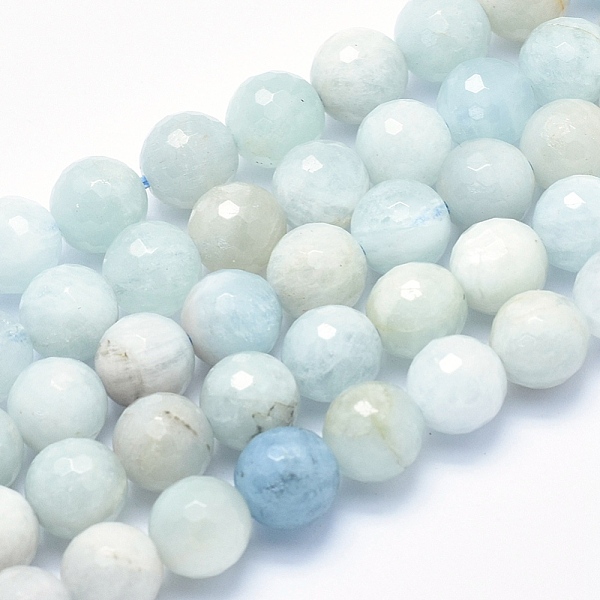 PandaHall Natural Aquamarine Beads Strands, Grade AB, Faceted, Round, 9mm, Hole: 1mm, about 46pcs/strand, 15.7 inch Aquamarine Round
PandaHall Natural Aquamarine Beads Strands, Grade AB, Faceted, Round, 9mm, Hole: 1mm, about 46pcs/strand, 15.7 inch Aquamarine Round