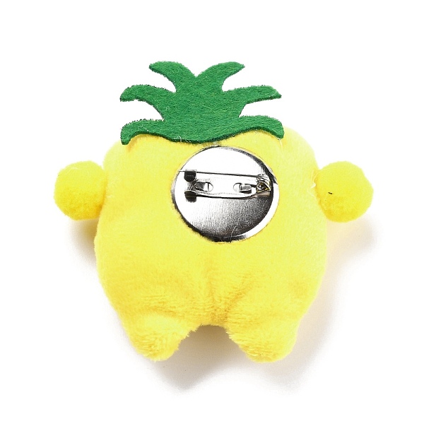 PandaHall Lovely Pineapple Non Woven Fabric Brooch, Iron Pin, with PP Cotton Stuffing, Yellow, 79x72x26mm Cotton Yellow
PandaHall Lovely Pineapple Non Woven Fabric Brooch, Iron Pin, with PP Cotton Stuffing, Yellow, 79x72x26mm Cotton Yellow