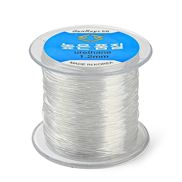 PandaHall Korean Elastic Crystal Thread, Clear, 1.2mm, about 65.61 yards(60m)/roll TPU Round Clear
PandaHall Korean Elastic Crystal Thread, Clear, 1.2mm, about 65.61 yards(60m)/roll TPU Round Clear