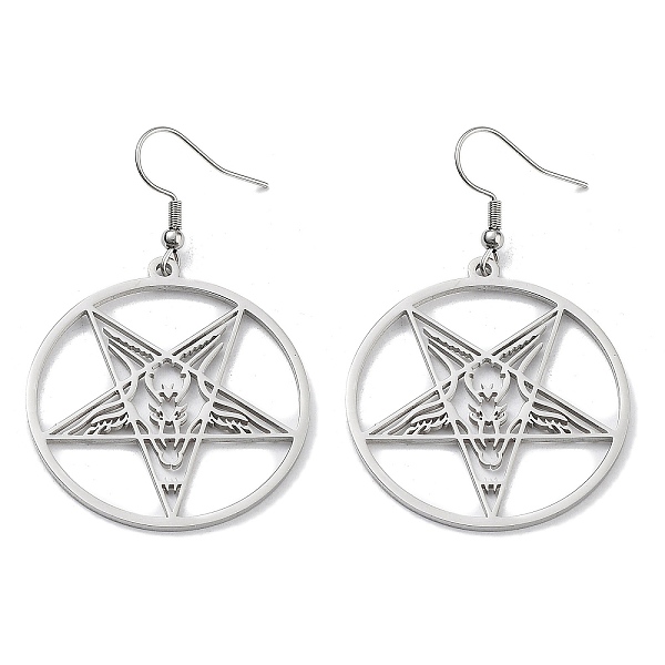 PandaHall 304 Stainless Steel Ring with Star Dangle Earrings for Women, Stainless Steel Color, 55x35mm 304 Stainless Steel Ring
PandaHall 304 Stainless Steel Ring with Star Dangle Earrings for Women, Stainless Steel Color, 55x35mm 304 Stainless Steel Ring