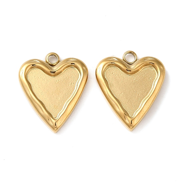 PandaHall 304 Stainless Steel Pendant Cabochon Settings For Enamel, Heart Charm, Real 18K Gold Plated, Tray: 9.5x8.5mm, 16x13.5x3mm, Hole...
PandaHall 304 Stainless Steel Pendant Cabochon Settings For Enamel, Heart Charm, Real 18K Gold Plated, Tray: 9.5x8.5mm, 16x13.5x3mm, Hole...