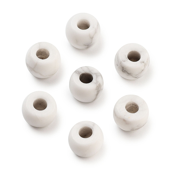 PandaHall Natural Howlite Beads, Barrel, 8~8.4x5~6.6mm, Hole: 2~3.2mm Howlite Barrel
PandaHall Natural Howlite Beads, Barrel, 8~8.4x5~6.6mm, Hole: 2~3.2mm Howlite Barrel