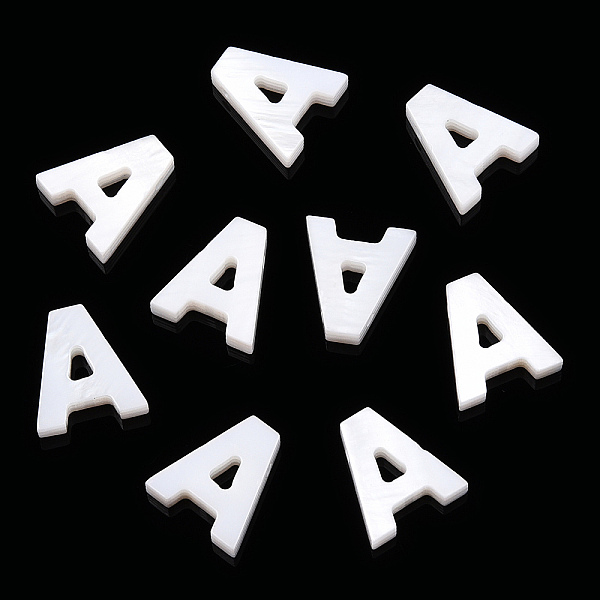 PandaHall Natural Freshwater Shell Beads, Seashell Color, Initial Letter, Letter A, 10x9x2.5mm, Hole: 0.8mm Freshwater Shell Letter A
PandaHall Natural Freshwater Shell Beads, Seashell Color, Initial Letter, Letter A, 10x9x2.5mm, Hole: 0.8mm Freshwater Shell Letter A