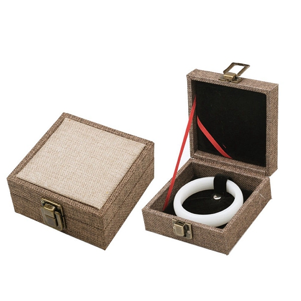PandaHall Linen Single Bracelet Gift Boxes, Square, Wheat, 11x11x5.3cm Cloth Square Orange
PandaHall Linen Single Bracelet Gift Boxes, Square, Wheat, 11x11x5.3cm Cloth Square Orange