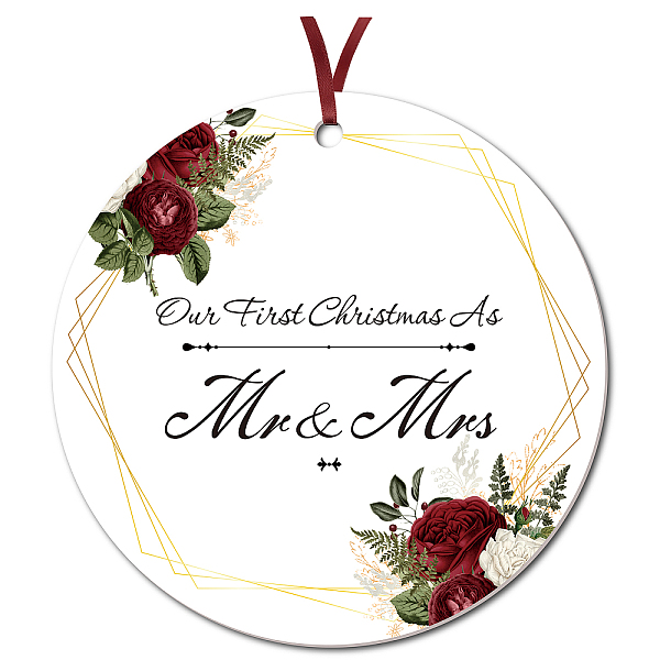 PandaHall CRASPIRE 1Pc Acrylic Memorial Flat Round Big Pendants Decorations, with 40CM Double Face Satin Ribbon, Christmas Theme, Word..., White
PandaHall CRASPIRE 1Pc Acrylic Memorial Flat Round Big Pendants Decorations, with 40CM Double Face Satin Ribbon, Christmas Theme, Word..., White