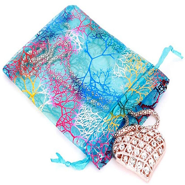 PandaHall Rectangle Printed Organza Drawstring Bags, Colorful Coral Pattern, Cyan, 15x10cm Organza Other Plants Cyan
PandaHall Rectangle Printed Organza Drawstring Bags, Colorful Coral Pattern, Cyan, 15x10cm Organza Other Plants Cyan