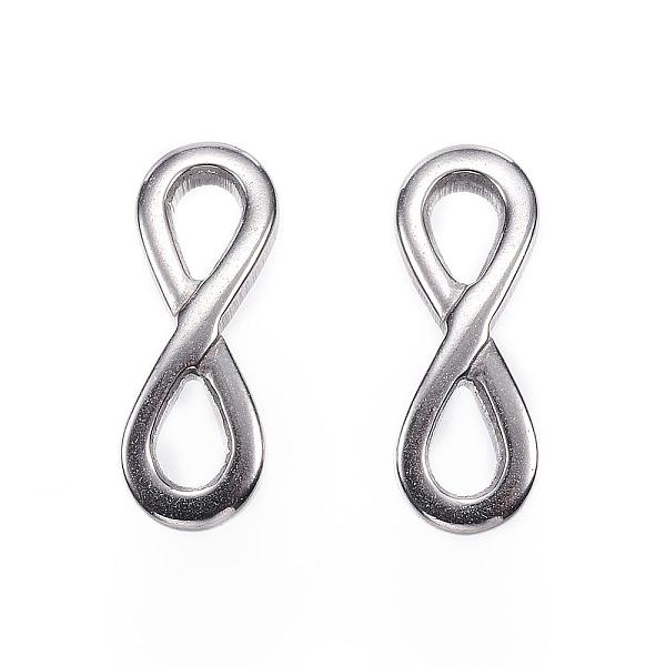 PandaHall 304 Stainless Steel Links connectors, Infinity, Stainless Steel Color, 17x6x2mm, Hole: 3x5mm 304 Stainless Steel Infinity
PandaHall 304 Stainless Steel Links connectors, Infinity, Stainless Steel Color, 17x6x2mm, Hole: 3x5mm 304 Stainless Steel Infinity