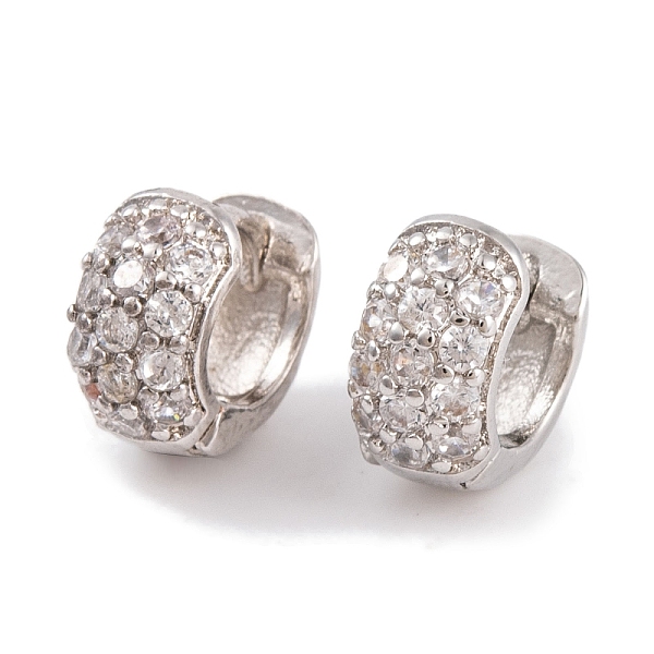 PandaHall Rack Plating Brass Cubic Zirconia Earrings, Cadmium Free & Lead Free, Long-Lasting Plated, Chunky CZ Shape, Hoop Earrings..., Clear
PandaHall Rack Plating Brass Cubic Zirconia Earrings, Cadmium Free & Lead Free, Long-Lasting Plated, Chunky CZ Shape, Hoop Earrings..., Clear