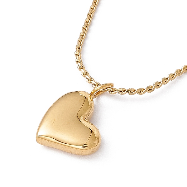 PandaHall Heart Pendant Necklace with Twist Rope Chains, Ion Plating(IP) 304 Stainless Steel Jewelry for Women, Golden, 18.11 inch(46cm) 304...
PandaHall Heart Pendant Necklace with Twist Rope Chains, Ion Plating(IP) 304 Stainless Steel Jewelry for Women, Golden, 18.11 inch(46cm) 304...