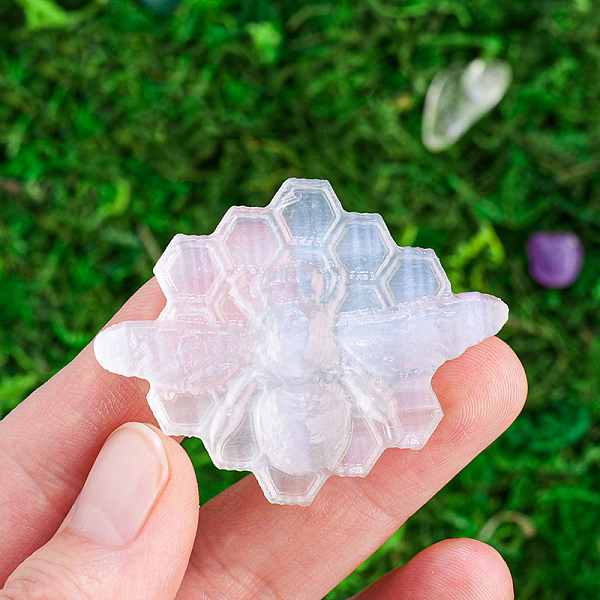 PandaHall Natural Quartz Crystal Display Decorations, for Home Office Desk, Bees, 50x40mm Quartz Crystal Bees
PandaHall Natural Quartz Crystal Display Decorations, for Home Office Desk, Bees, 50x40mm Quartz Crystal Bees