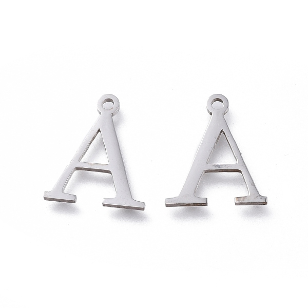 PandaHall 304 Stainless Steel Charms, Greek Alphabet, Stainless Steel Color, Letter.A, 13.8x11.5x1mm, Hole: 1.2mm 304 Stainless Steel Letter...
PandaHall 304 Stainless Steel Charms, Greek Alphabet, Stainless Steel Color, Letter.A, 13.8x11.5x1mm, Hole: 1.2mm 304 Stainless Steel Letter...