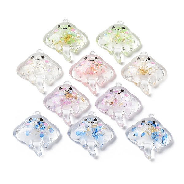 PandaHall Luminous Transparent Acrylic Pendants, Fish, Mixed Color, 30.5x28.5x8.5mm, Hole: 1.8mm Acrylic Fish Multicolor
PandaHall Luminous Transparent Acrylic Pendants, Fish, Mixed Color, 30.5x28.5x8.5mm, Hole: 1.8mm Acrylic Fish Multicolor