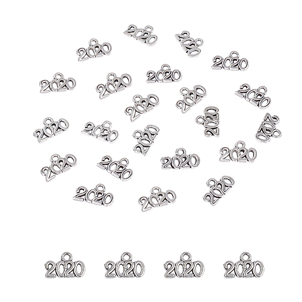 PandaHall Tibetan Style Zinc Alloy Charms, New Year 2020, Antique Silver, 14.3x9.5x1.5mm, Hole: 1.6mm Alloy Number
PandaHall Tibetan Style Zinc Alloy Charms, New Year 2020, Antique Silver, 14.3x9.5x1.5mm, Hole: 1.6mm Alloy Number