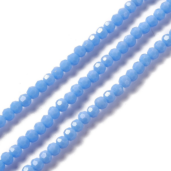 PandaHall Faceted(32 Facets) Glass Beads Strands, Round, Cornflower Blue, 4mm, Hole: 1mm, about 99~107pcs/strand, 14.09~15.43''(35.8~39.2cm)...
PandaHall Faceted(32 Facets) Glass Beads Strands, Round, Cornflower Blue, 4mm, Hole: 1mm, about 99~107pcs/strand, 14.09~15.43''(35.8~39.2cm)...