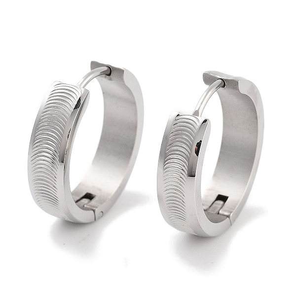 PandaHall 304 Stainless Steel Textured Huggie Hoop Earrings for Women, with 316 Surgical Stainless Steel Ear Pins, Stainless Steel Color...
PandaHall 304 Stainless Steel Textured Huggie Hoop Earrings for Women, with 316 Surgical Stainless Steel Ear Pins, Stainless Steel Color...