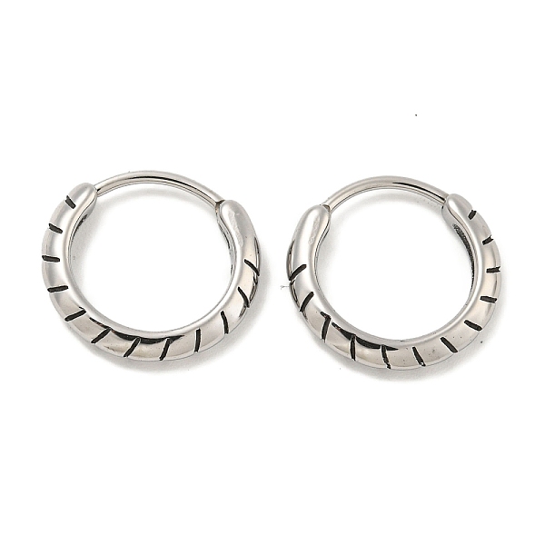 PandaHall 316 Surgical Stainless Steel Hoop Earrings, Ring, Antique Silver, 13.5x2mm 316 Surgical Stainless Steel Ring
PandaHall 316 Surgical Stainless Steel Hoop Earrings, Ring, Antique Silver, 13.5x2mm 316 Surgical Stainless Steel Ring