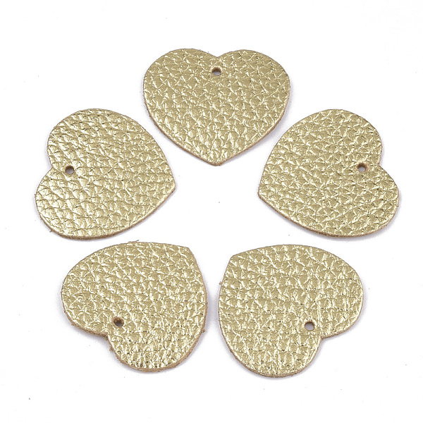 PandaHall Eco-Friendly Cowhide Pendants, Heart, Light Khaki, 25x27x1.5mm, Hole: 1.5mm Leather Heart
PandaHall Eco-Friendly Cowhide Pendants, Heart, Light Khaki, 25x27x1.5mm, Hole: 1.5mm Leather Heart